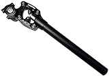 SR SUNTOUR SP12-NCX, Fahrrad-Sattelstütze, Fahrrad Sattelstütze Gefeder, Mountainbike-Sattelstütze, Aluminium Sattelrohr, für Cityrad, Trekkingrad, Tourenrad und Mountainbike, 27,2mm, 31,6mm, Schw