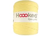 Hoooked Zpagetti T-Shirt-Garn, Baumwolle, 120 m, 700 g, Hellgelb