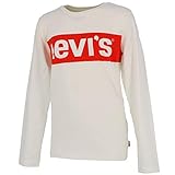 Levi's Redband White ML Tee jr T-Shirt, kurzärmelig Gr. 5 Jahre, beig