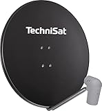 TechniSat SATMAN 850 PLUS Satellitenschüssel (85 cm Sat Anlage mit Masthalterung und Universal Twin-LNB für bis zu 2 Teilnehmer) g