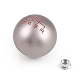 CEAeis Auto Aluminium 5/6 Speed ​​Ball Form Schaltknauf, Für Honda Fit Civic City FD2 FN2 EP3 Type R DC2 DC5 AP1 AP2 S2000 F20C