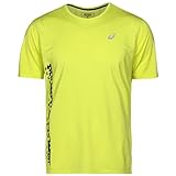 ASICS SMSB Run Laufshirt Herren gelb/blau, S (46 EU)