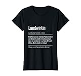 Damen Beruf Spruch Job Tshirt Landwirt Bauer Definition Landwirtin T-S