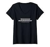 Damen Alte Rasensprenger Weisheit T-Shirt mit V