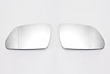 Spiegelgläser Links+Rechts Set Asphärisch Weiß
