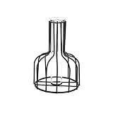 shandianniao Hydroponische Vase, Aus Glas und Eisendrahtrahmen Kreative transparente dekorative Vase für Coffee Shop Room Home Decor (Color : A)