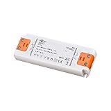 goobay Trafo 24V (DC) für 0,5 bis 50 Watt LED-Lampen, 1 Stück, 30618, W, Weiß/Orang
