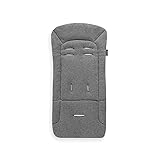 Hauck Universal Sitzauflage für Buggys & Kinderwagen/Baumwolle/Atmungsaktiv/Weich/Einfache Befestigung/Sommer & Winter/Charcoal G