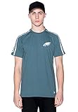 New Era NFL Raglan Shoulder Print T-Shirt Herren Philadelphia Eagles Türkis, Größe:L