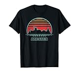 Dresden City Skyline Retro Vintage 80er Jahre Style T-S