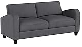 Julian Bowen Vivo 3-Sitzer-Sofa, grau, DREI