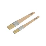 Kaiser Classic Backpinsel-Set 2-teilig, Backpinsel, flexible Naturborsten, sichere Borsten-Metallfixierung, Buchenholz-G