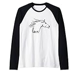 Pferd Love Liebe für Reiter Mädchen und Liebhaber Rag