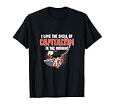 Capitalism Love patriotische Kapitalist patriotische Flagge T-S