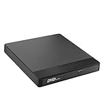 balikha Tragbarer USB Typ C Externer DVD Laufwerk Player Karten Lesen von DVD RW Schw