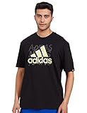 adidas Herren M Ovrspry T T-Shirt, Schwarz/Gricin, 4X-Larg