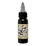 REACH-konforme Sailor Jerry Tattoofarbe Magic Black (Magic Schwarz) 30 ml, Made in GERMANY. Mit Zertifikat. Tätowierfarbe, Tattoo Ink, Vertrieb durch HAN-SEN GmbH