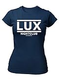 clothinx Lucifer Lux Club Damen T-Shirt Fit Navy Gr. M