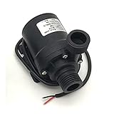 XuuSHA Automatische Bilgenpumpe für Boote 5M 800L / H DC12V Ultra-leiser Mini-Tauchpumpe Heben Hausgarten wasserdichte bürstenlose Motor-Wasserpumpe tragbar (Voltage : YX-800LX-12V)