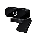 CIKO Full HD-Webcam mit integriertem Mikrofon, Qualitätskamera für PC, Monitore, Laptop, Desktop-Computer und F