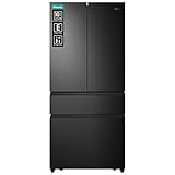 Hisense RF540N4SBF2 French Door Kühl-Gefrierkombination/ NoFrostPlus/ Inverter-Kompressor/ Multiflow 360°/ SuperCool/ 181,7 cm/ Kühlteil 302 l/ Gefrierteil 178 l/ 40 dB/ 310 kWh/ Jahr/ Schw