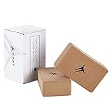 G.O.A.T Yoga Block, Yogablock Kork | Yogablock Cork 2er Set aus Naturkork | Yogaklotz (7.5cm x 14 cm x 23 cm) umweltfreundlich,