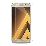 Samsung Galaxy A3 2017 Schutzfolie, [3 Stück] WEOFUN Ultra-klar Panzerglas für Samsung galaxy A3 (2017) [0.33mm, 9H, Ultra-klar]