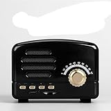 ZH. HK Bluetooth Lautsprecher Neue Smart-Lautsprecher for Wireless-Karte Subwoofer-Minicomputer-Radio Ornamente (Color : Black)