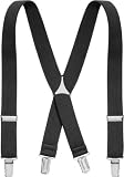 Playshoes Unisex Kinder Hosenträger 603000, 20 - Schwarz, 70