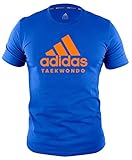 adidas Community line T-Shirt Taekwondo Performance Blue/orange, ADICTTKD (M)