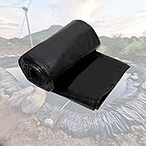 AWSAD Teichfolie HDPE Teichfolie Gartenteichfolie Wasserdicht Flexibel Schwimmteich Folie Teichplane für Koiteiche, Bachläufe, Brunnen, Wasserspiele (Color : Schwarz, Size : 8x10m)