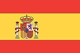 KiipFlag Spanische Flagge Bandera España – lebendige Farben und UV-beständig; Leinen-Header und doppelt genähte – Spanische Nationalflagge Polyester 90 x 150