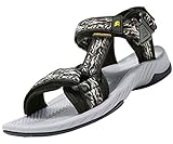 CAMEL Mens Outdoor Wandern Walking Sandalen Sport Verstellbare Träger Sommer Wasserschuhe für Strand, Fisch, Trekking-Grau-44 EU/9 U