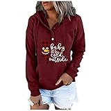 HHOP Weihnachten Vintage Pullover Damen Sale Damen Oberteile Hemd weiß Damen Longshirt Damen Sommer paillettenshirts Damen Farbverlauf pullis für Damen italienische Designer Bluse jeanshemd D