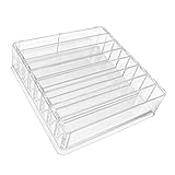 IPOTCH Acryl Makeup Palette Organizer mit abnehmbaren Trennwänden, Leerzeichen passt für alle Palettengröß