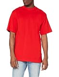 Urban Classics Herren T-Shirt Tall Tee, Farbe red, Größe 6XL