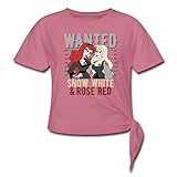 Spreadshirt SimsalaGrimm Schneeweißchen und Rosenrot Wanted Knotenshirt, M, M