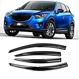 JzyhNzd Für Mazda CX 5 2013-2017, Autofenster Visier Wind Regen Sonne Rauchschutz Deflector Vent Shade S