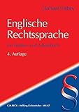 Englische Rechtssprache: Ein Studien- und Arbeitsbuch (Rechtssprache des Auslands)