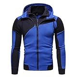 Vexiangni Sweatjacke Herren Hoodie Fleece Innenseite Kapuzenpullover Winter Warm Pullover Mit Kapuze Verdickte Kapuzenjacke Casual Hooed Dicke MäNtel Mit ReißV