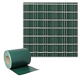 Sichtschutz Zaun Anthrazit, Zaun Sichtschutz Sichtschutzstreifen Anthrazit PVC Sichtschutz Für Doppelstabmatten Zaun Inkl 30 Befestigungsclips Sichtschutzfolie Für Gartenzaun Balkon,19 * 350