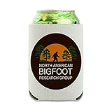 North American Bigfoot Research Group Dosenkühler – Getränkehülse Hugger zusammenklappbarer Isolator – Getränke-isolierter H