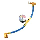 WINOMO R134A Klimaanlage Kältemittel-Aufladeschlauch mit Messgerät fü
