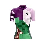 UGLY FROG Designs Bike Wear Damen Radtrikot Shirt Kurzarm Pro Team MTB Radfahren Top Radshirt Atmungsaktiv Durchgehender Reiß