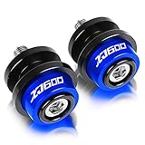Schwinge Sliders Spulen Motorrad CNC Aluminium Zubehör 6MM Standschraube Schwinge Slider Spulen FÜR Yamaha XJ600 N S XJ600S Diversion 1993-2003 2002 (Farbe : Blau)