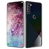 STZYY 4G Handy, A72plus Smartphone SIM-freies Android-Handy mit 4800mAh großem Akku, 6GB RAM+128GB ROM, 13MP+24MP Rückfahrkamera, 6,7 Zoll Wassertropfen Vollbild, Fingerabdruck, Gesichtserkennung,