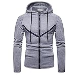 Laufshirt Herren Urban Mode Slim Fit Sport Strickjacke Mit Reißverschluss Herren Mantel Herbst Winter Casual Männer Jacke Täglich All-Match Herren Long
