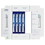 Oral-B Pulsonic Clean Aufsteckbürsten für Schallzahnbürste, 8 Stück, gründliche Zahnreinigung, briefkastenfähige Verpackung