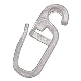 DELFRA 100 Überklipshaken 4mm glasklar - Faltenlegehaken für Gardinenring