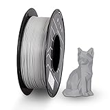 BIQU PLA Filament matt 1.75mm für FDM 3D Drucker, Durchmessertoleranz +/- 0.03 mm, Matt PLA Rolle 1kg Spule (2.2lbs),Gray